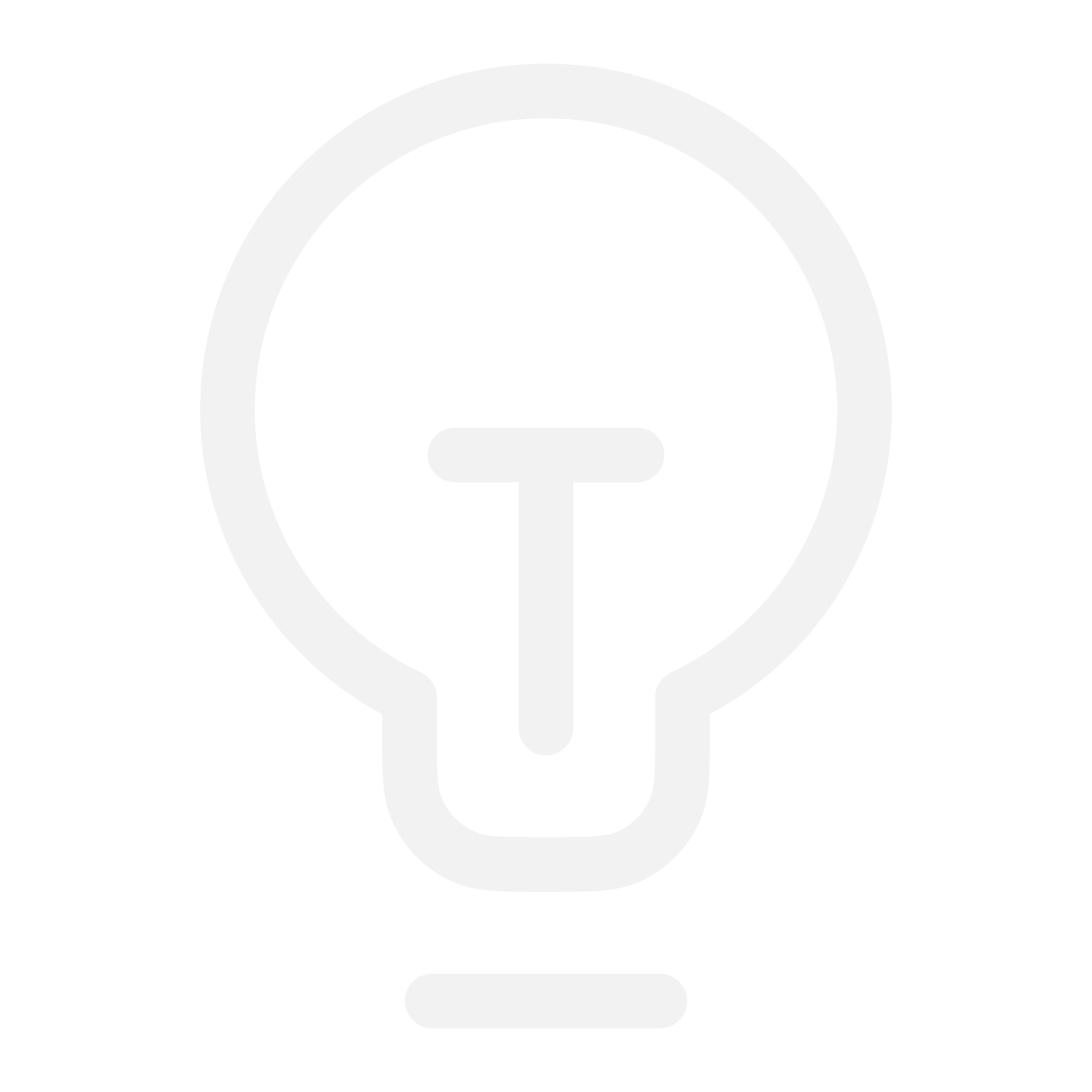 Gray Lightbulb icon.